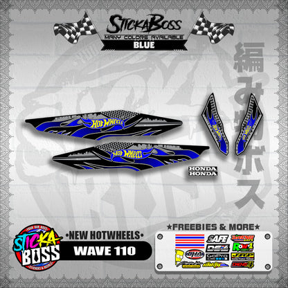 WAVE 110 DECALS ( NEW HOTWHEELS)【WITH FREEBIES】