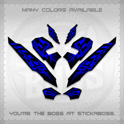 CLICK 125 V3 VARIO INDO-MALAY DECALS (2026 TRIBAL LINES DESIGN) STICKER DECALS By STICKABOSS