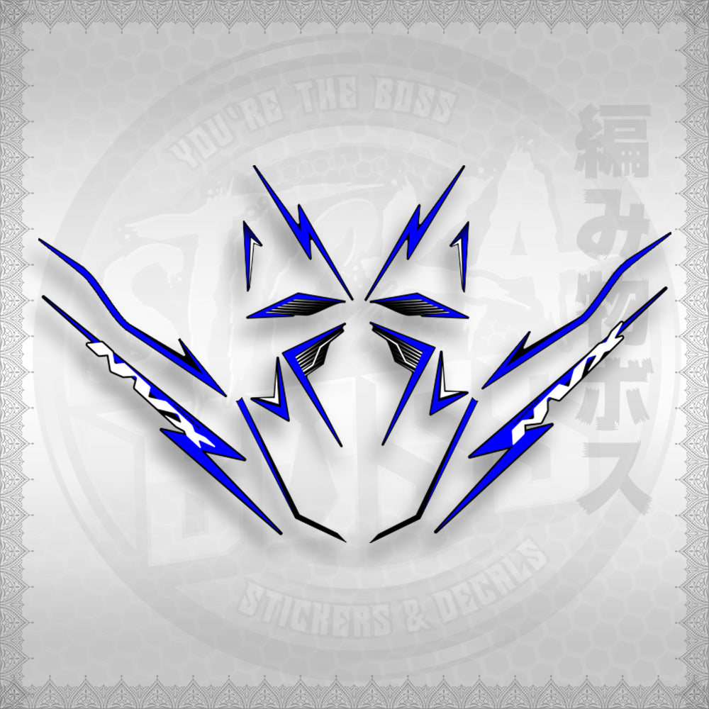 AEROX 155 V2 MALAY CONCEPT ( NVX HIBISCUS ) STICKER DECALS By STICKABOSS