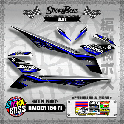 RAIDER 150 FI DECALS ( NTN N07 )【WITH FREEBIES】