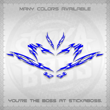 CLICK 125 V4 INDO VARIO FOR WHITE DECALS (2026 NUSANTARA STRIPING) STICKER DECALS By STICKABOSS