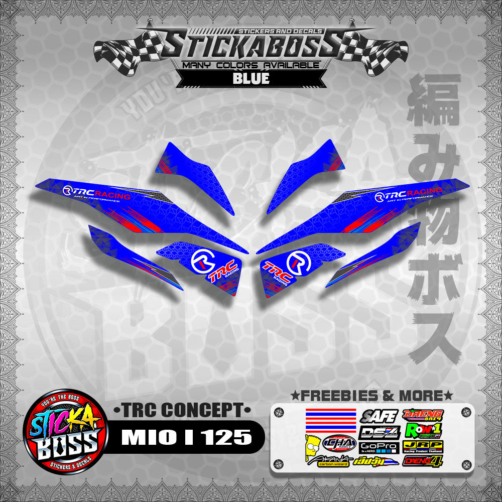 MIO I 125 STICKER DECALS ( TRC CONCEPT )【WITH FREEBIES】