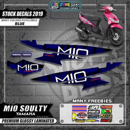 Mio Soulty Stock Decals ( 2019 Design )【WITH FREEBIES】