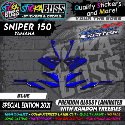 SNIPER 150 Stock Decals ( Special Edition 2021 ) [ MALAYSIAN CONCEPT / EXCITER 150 / Y15ZR ]