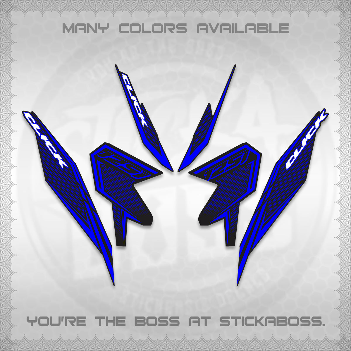 CLICK 125 V3 DECALS (2026 LINE UP DESIGN) STICKER KITS By STICKABOSS