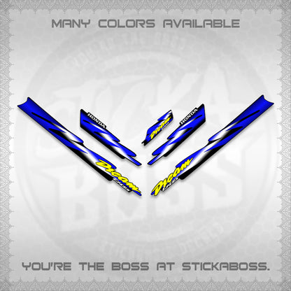 HONDA DREAM EXCESS STOCK DECALS (001 Design)STICKER DECALS By STICKABOSS (Copy)