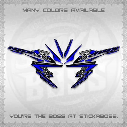 AEROX V3 INDO DECALS (ALPHA TURBO 0002)STICKER DECALS By STICKABOSS