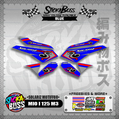 MIO I 125 M3 DECALS ( SOLARIZ MOTIFF88 )【WITH FREEBIES】