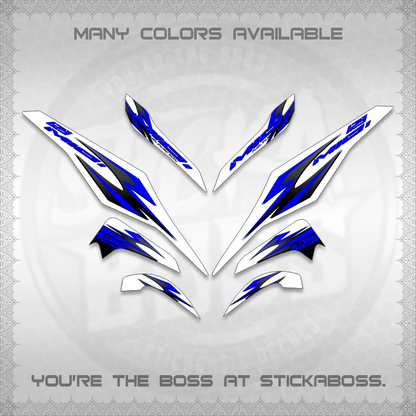 MIO I 125 M3 INDO-MALAY FOR WHITE (SHARP CODE AM3) STICKER DECALS By STICKABOSS (Copy)