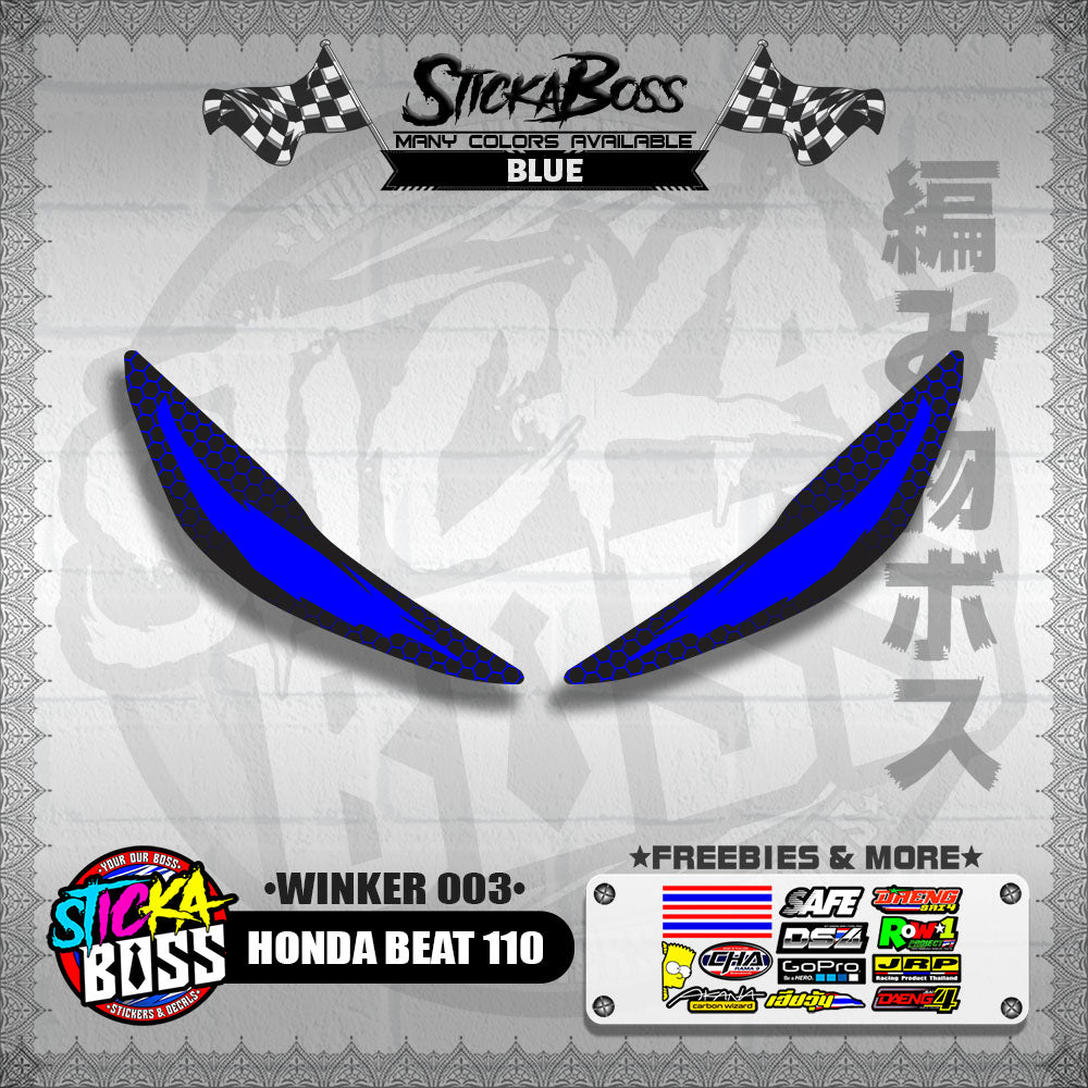BEAT 110 FI V2 (WINKER 003) TRANSPARENT【WITH FREEBIES】