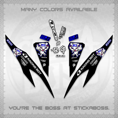 CLICK V2 DECALS (2026 RACE ZOMBIE DESIGN)STICKER DECALS By STICKABOSS