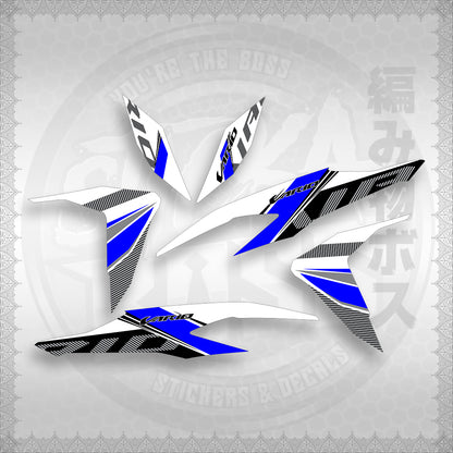STICKER DECALS for CLICK V2 (CV2VA20MAFOWH) By STICKABOSS (SOFIE LAMINATED WATERPROOF)