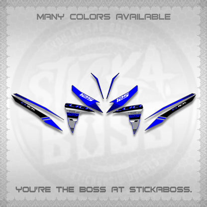 CLICK 125 V2 DECALS (2026 LIQUID COOLED DESIGN)STICKER DECALS BY STICKABOSS
