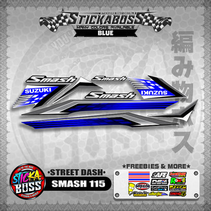 SMASH 115 STICKER DECALS ( STREET DASH )【WITH FREEBIES】