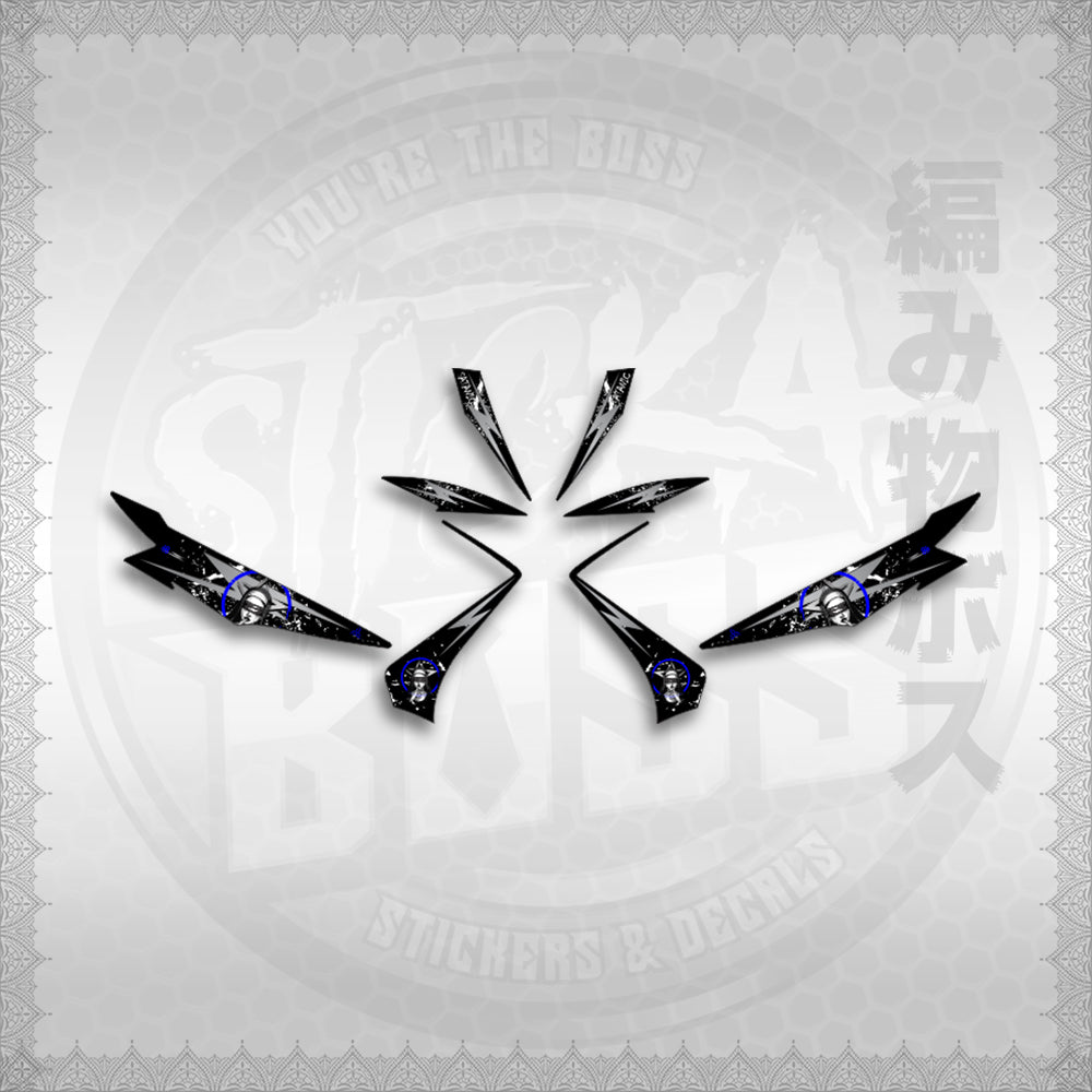 STICKER DECALS for MIO SOUL I CARB MALAYSIAN (MSILASA) By STICKABOSS (SOFIE LAMINATED WATERPROOF)