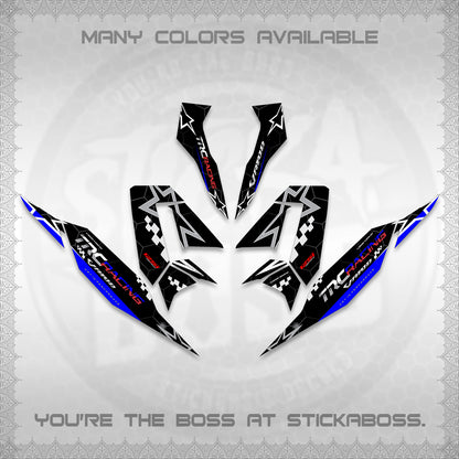 CLICK V4 DECALS (2026 TRC RACING DESIGN)STICKER DECALS By STICKABOSS