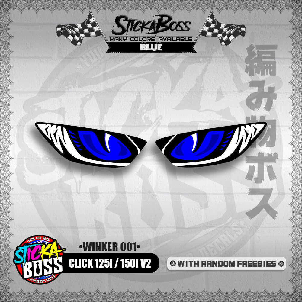 CLICK 125i / 150i V2 (WINKER 001) TRANSPARENT【WITH FREEBIES】