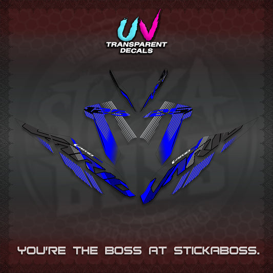 CLICK 125 V4 MALAYSIAN VARIO UV TRANSPARENT DECALS (2020 DESIGN) STICKER DECALS By STICKABOSS