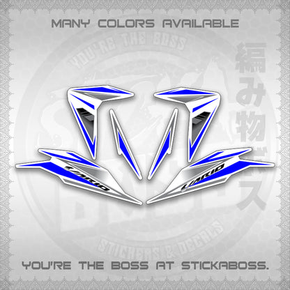 CLICK 125 V3 INDO CONCEPT ( FOR WHITE SLASH BLADE VARIO ) STICKER DECALS By STICKABOSS