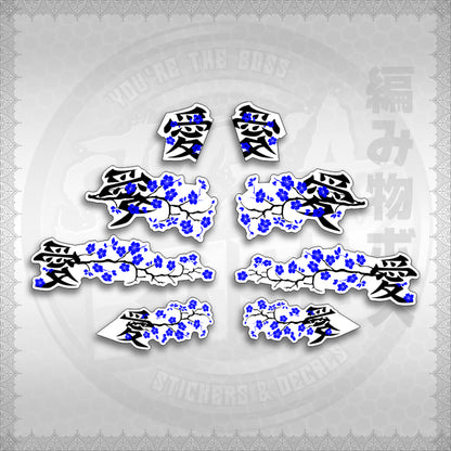 STICKER DECALS for NMAX V3 TURBO INDO FOR WHITE (NV3FWSAXFL) By STICKABOSS (SOFIE LAMINATED WATERPROOF)