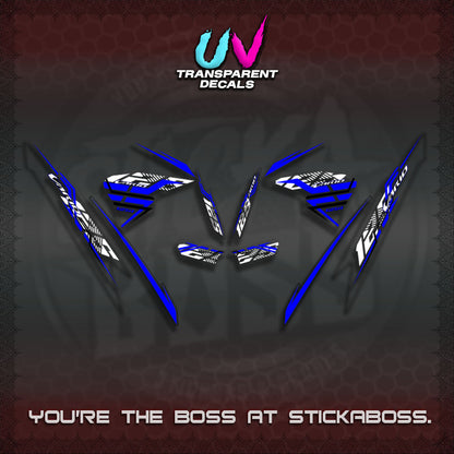 CLICK V2 VARIO UV TRANSPARENT DECALS (2026 SHARP LINES 01)STICKER DECALS By STICKABOSS