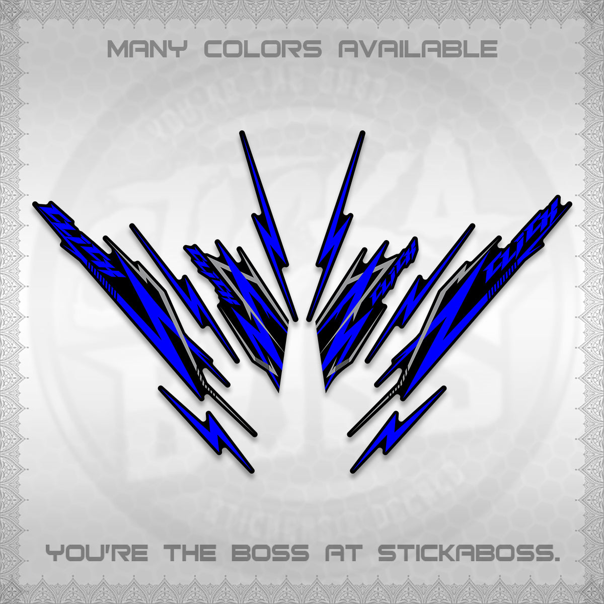 CLICK 125 V2 INDO DECALS (2024 CL 00-A8 STYLE) STICKER KITS By STICKABOSS