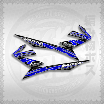 STICKER DECALS for RAIDER 150 FI (RFISATHMATH02) By STICKABOSS (SOFIE LAMINATED WATERPROOF)