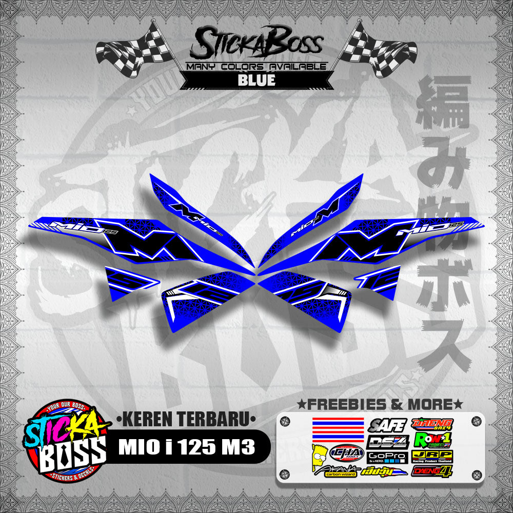 MIO i 125 M3 DECALS ( KEREN TERBARU )【WITH FREEBIES】