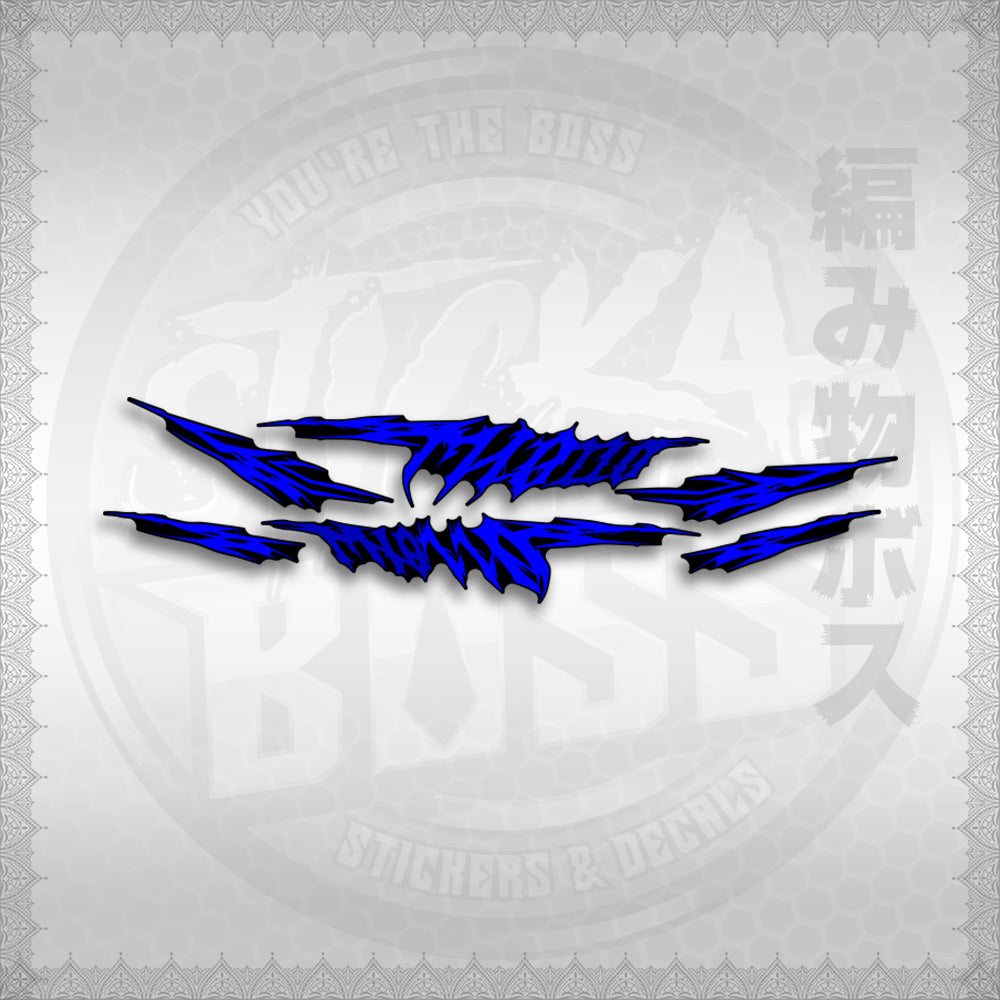 STICKER DECALS for MIO SOULTY INDO (MSOA4STKN) By STICKABOSS (SOFIE LAMINATED WATERPROOF)