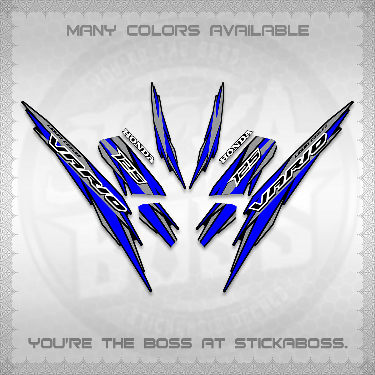CLICK 125 V3 INDO DECALS (2024 SV 22-A1 STYLE) STICKER KITS By STICKABOSS