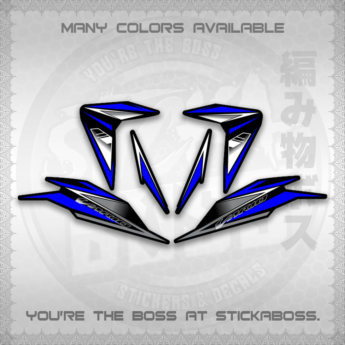 CLICK 125 V3 INDO CONCEPT ( SLASH BLADE VARIO ) STICKER DECALS By STICKABOSS