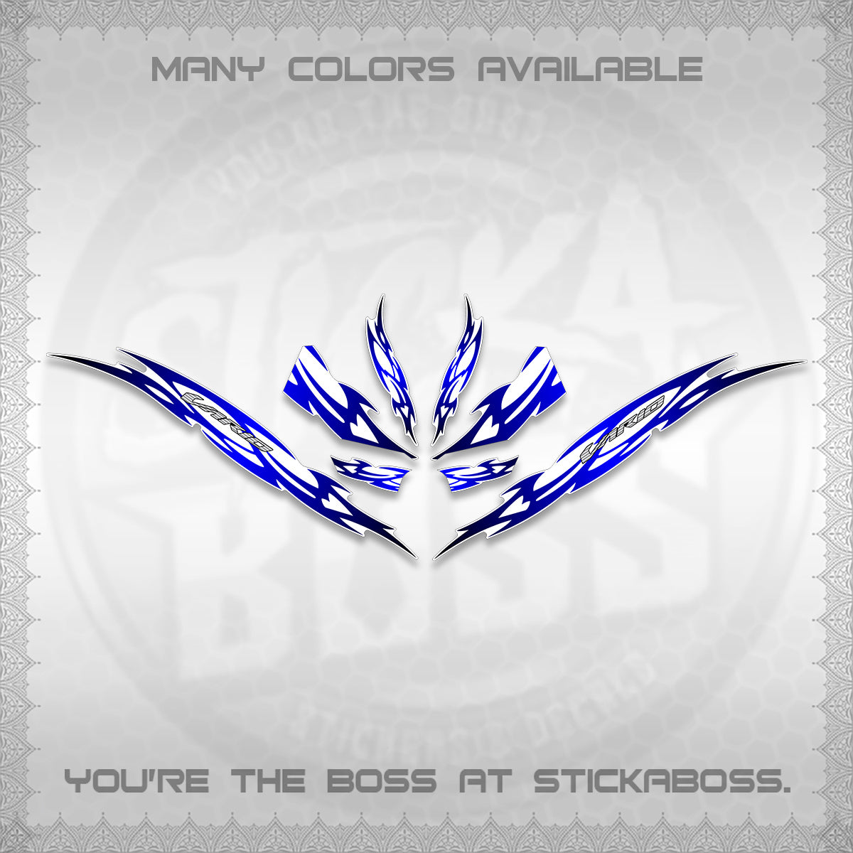 CLICK 125 V3 INDO VARIO FOR WHITE DECALS (2026 NUSANTARA STRIPING) STICKER DECALS By STICKABOSS