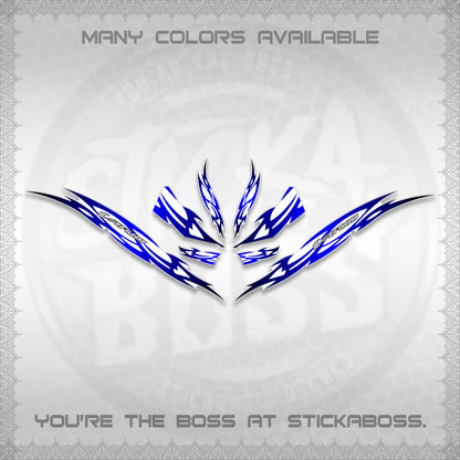 CLICK 125 V3 INDO VARIO FOR WHITE DECALS (2026 NUSANTARA STRIPING) STICKER DECALS By STICKABOSS