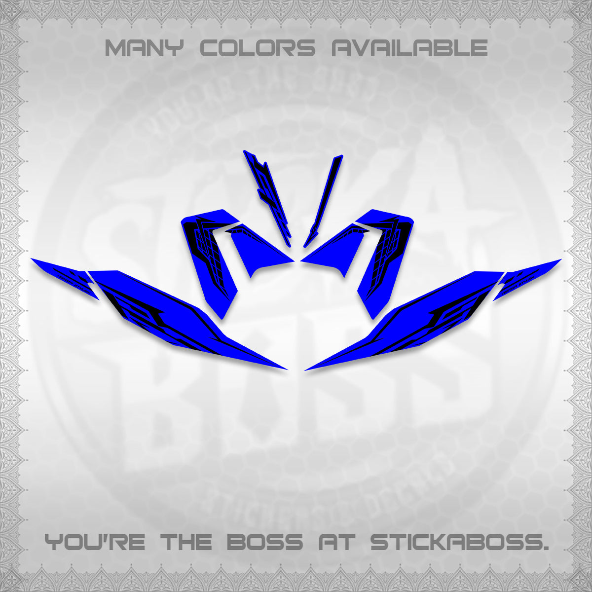 CLICK 125 V4 DECALS (2026 VEERIZA STYLISH DESIGN) STICKER DECALS By STICKABOSS