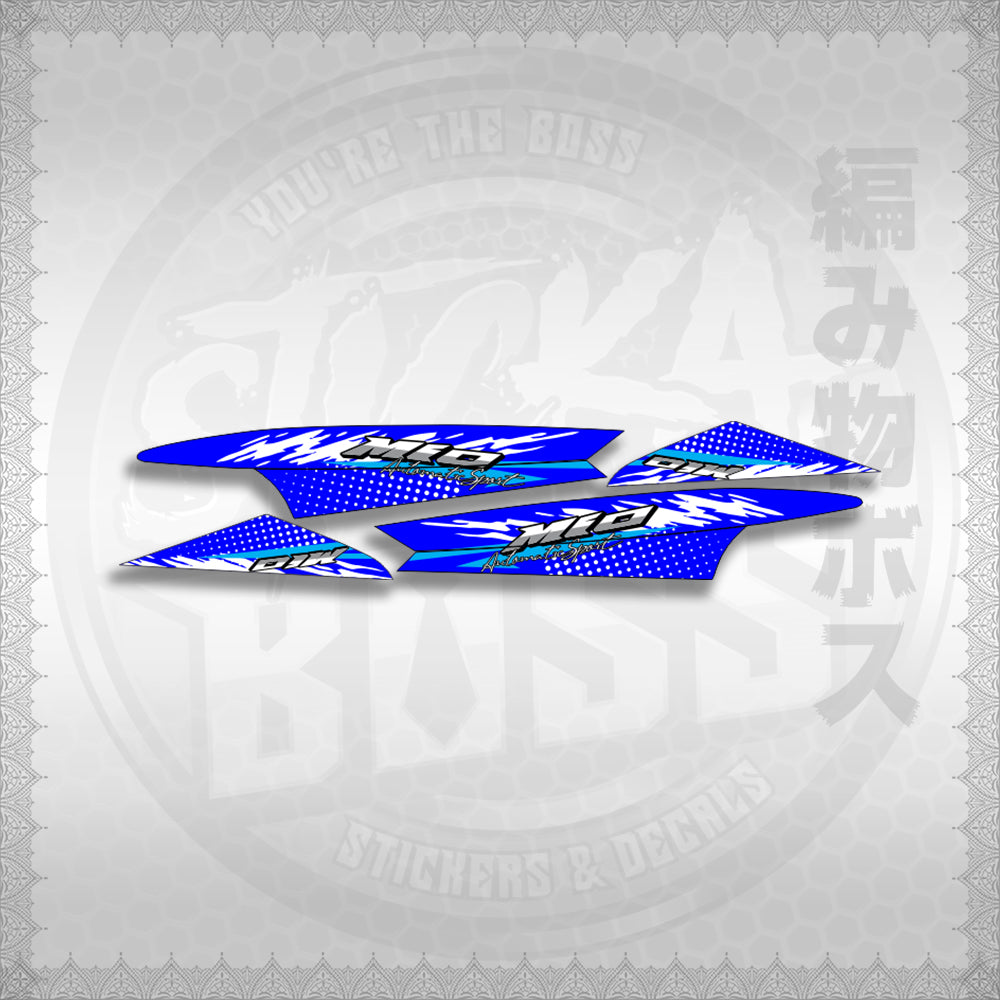 STICKER DECALS for MIO SPORTY / SMILE (MSPSSIMOCO) By STICKABOSS (SOFIE LAMINATED WATERPROOF)