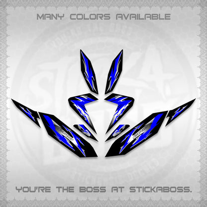 CLICK 125 V4 VARIO DECALS (2026 MODERN TRIBAL DESIGN) STICKER KITS By STICKABOSS