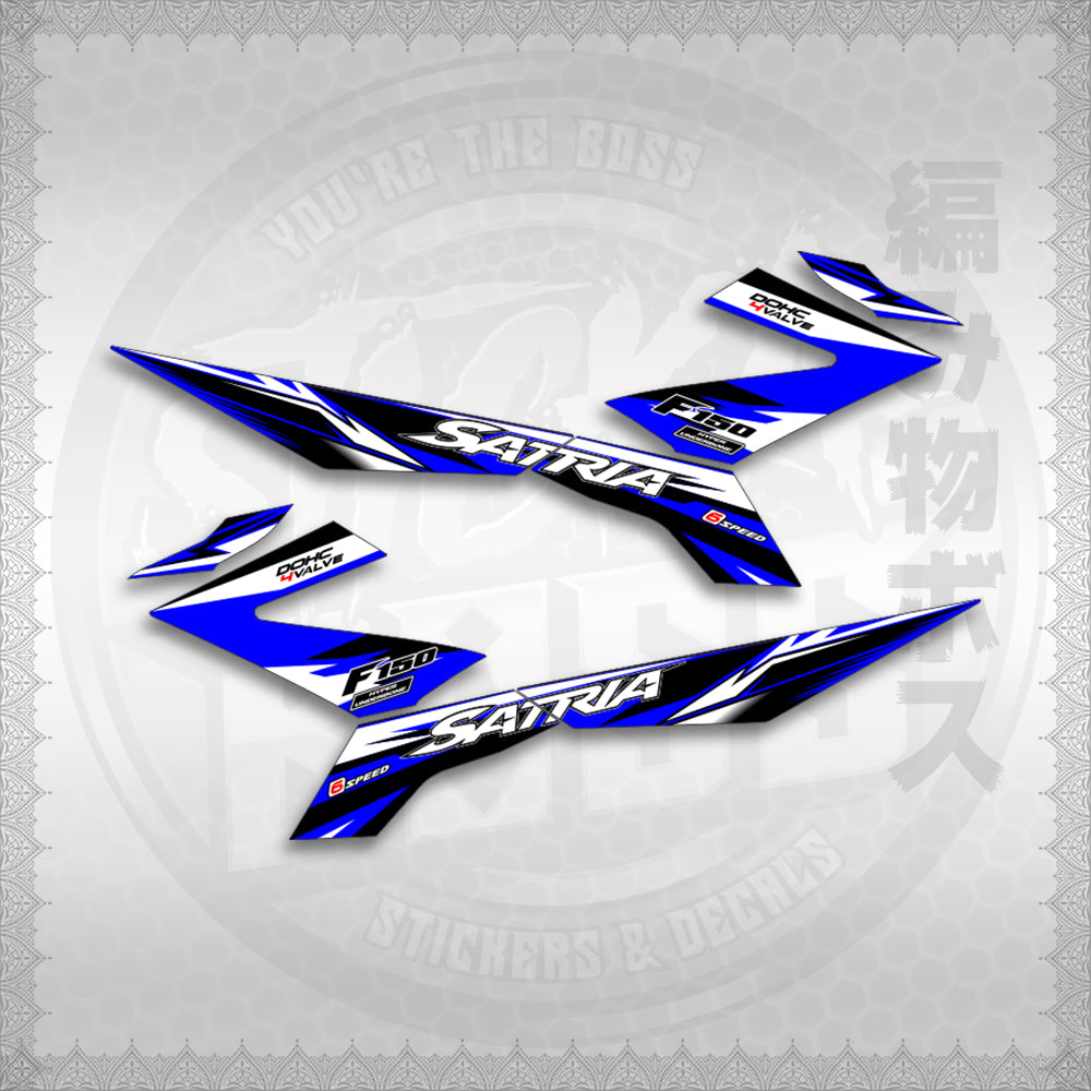 STICKER DECALS for RAIDER 150 FI THAI (RFISATH02DE) By STICKABOSS (SOFIE LAMINATED WATERPROOF)