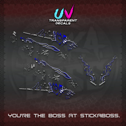 NMAX V2 UV TRANSPARENT DECALS (2026 2F2F DESIGN)STICKER DECALS By STICKABOSS