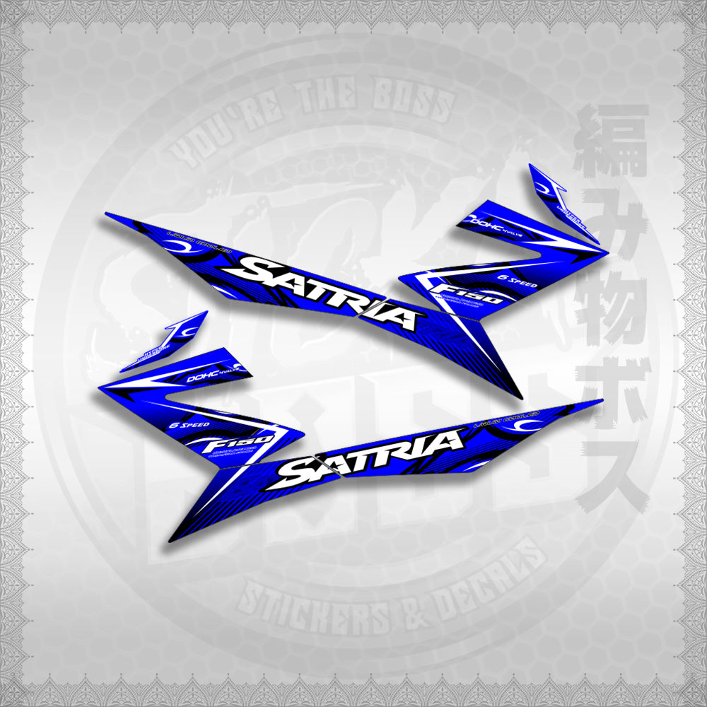 STICKER DECALS for RAIDER 150 FI (RFISATHMATH) By STICKABOSS (SOFIE LAMINATED WATERPROOF)