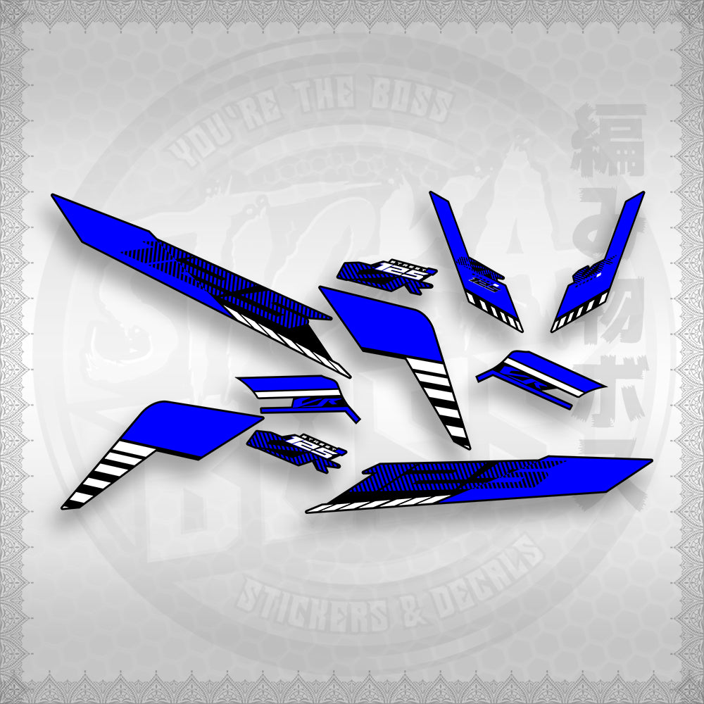 STICKER DECALS for CLICK 125 V3 (CV3VRSTDE) By STICKABOSS (SOFIE LAMINATED WATERPROOF)