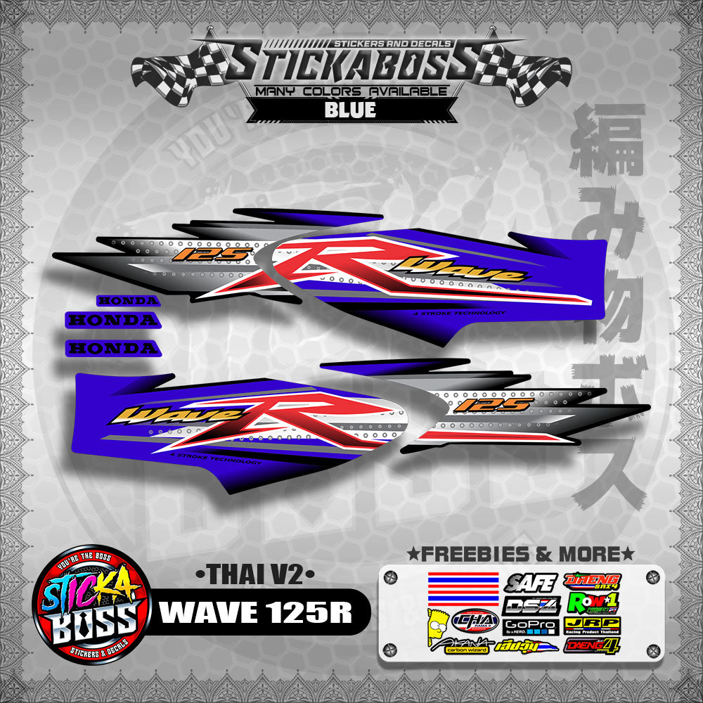 HONDA WAVE 125 R ( THAI V2 ) 【WITH FREEBIES】