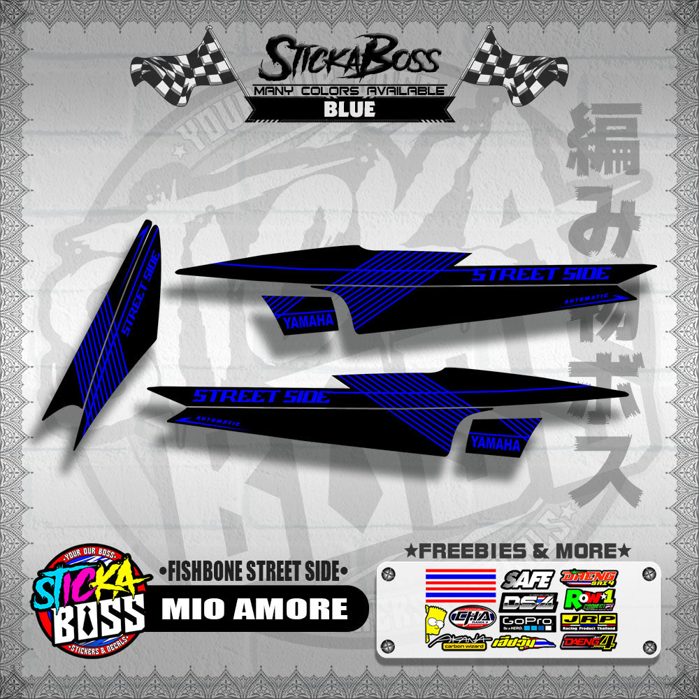 MIO AMORE DECALS ( FISHBONE STREET SIDE )【WITH FREEBIES】