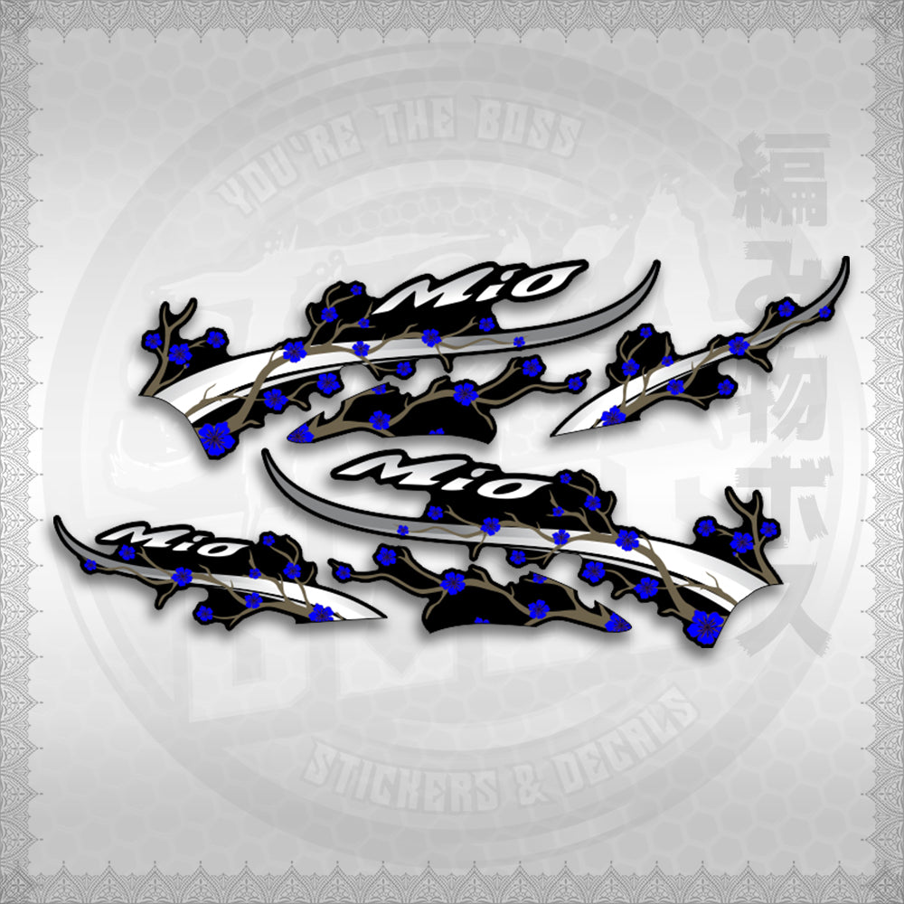 STICKER DECALS for MIO SPORTY (MSPSAXFL) By STICKABOSS (SOFIE LAMINATED WATERPROOF)