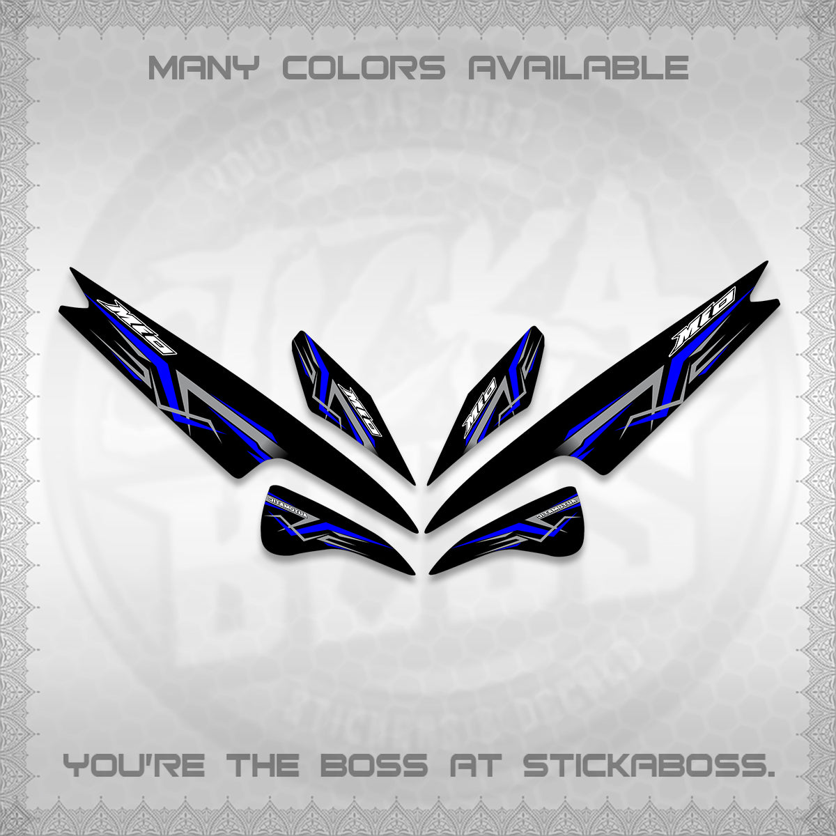 MIO SPORTY  SMILE INDO DECALS (A24 VARIASI)STICKER DECALS BY STICKABOSS (Copy)