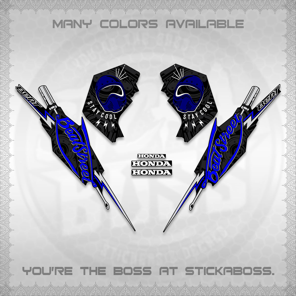 BEAT FI V2 DECALS (2026 BEATSTREET DESIGN) STICKER KITS BY STICKABOSS