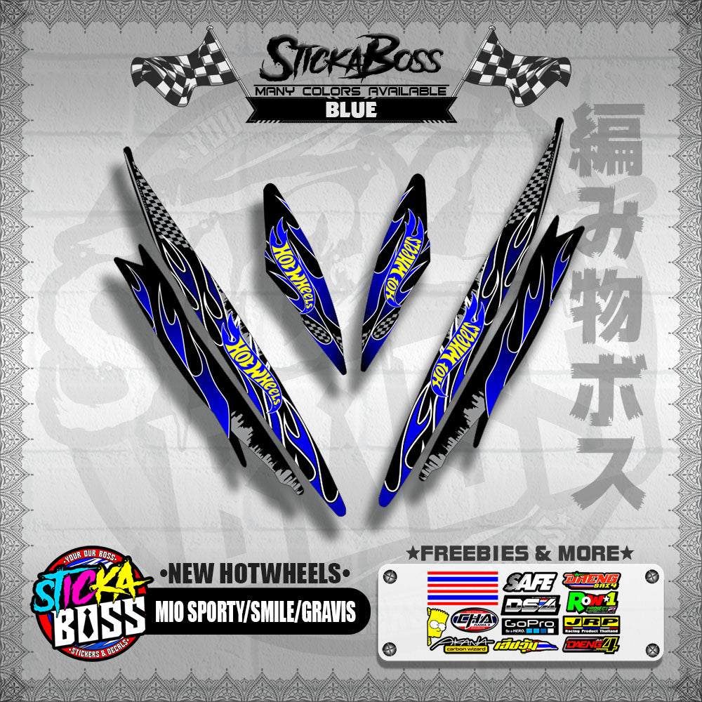 MIO SPORTY / SMILE / GRAVIS DECALS ( NEW HOTWHEELS )