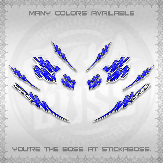 ADV 160 STRIPING FOR WHITE  (1 TONE PUTREA VIRDIAN)STICKER DECALS By STICKABOSS