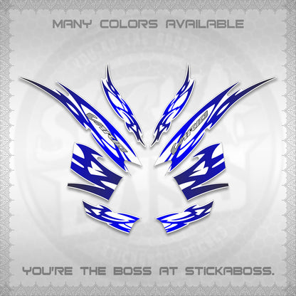 CLICK 125 V2 INDO STRIPING FOR WHITE DECALS (2026 NUSANTARA MOTIF) STICKER DECALS By STICKABOSS