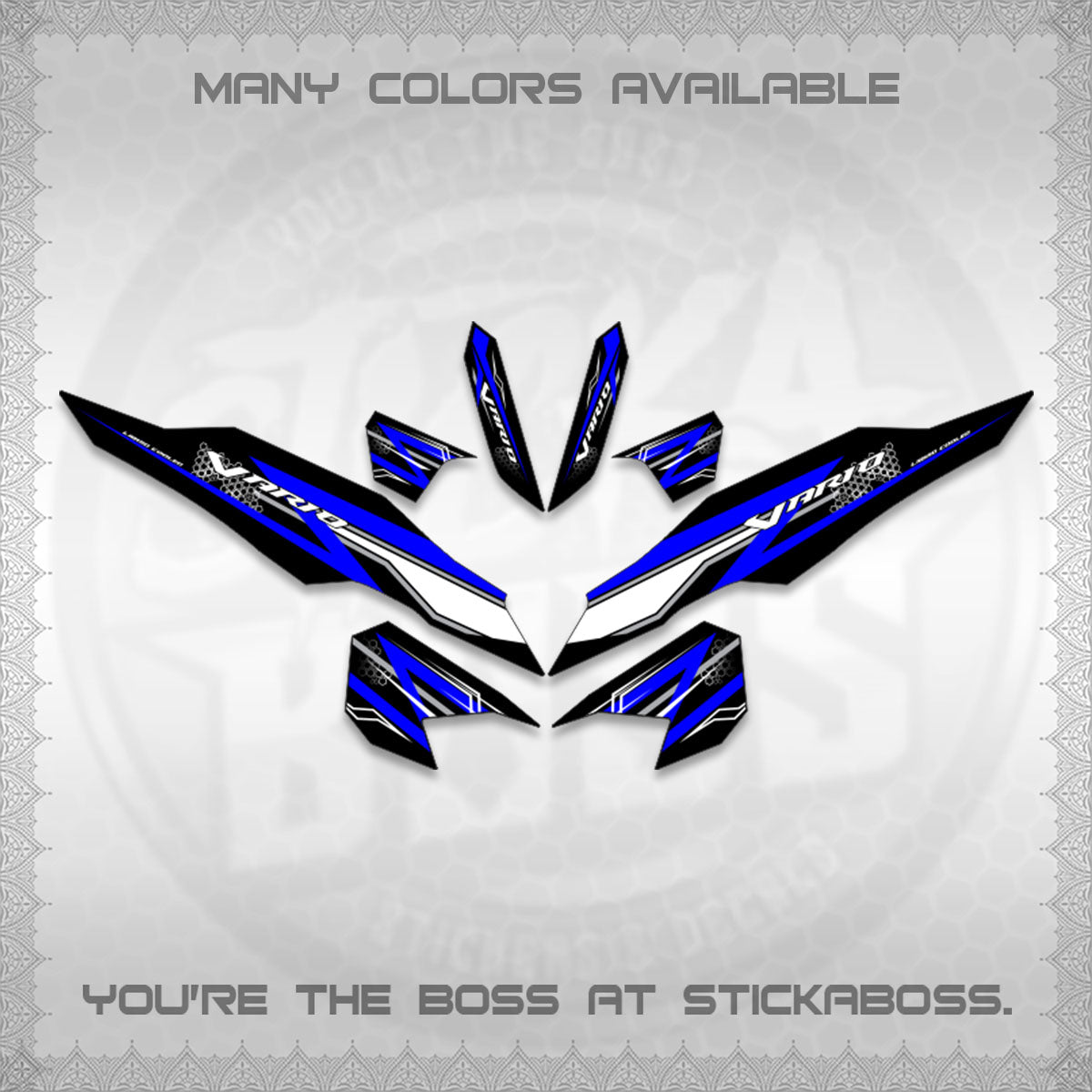 CLICK 125 V3 INDO-MALAY VARIO DECALS (2026 CODE1 DESIGN)STICKER DECALS By STICKABOSS