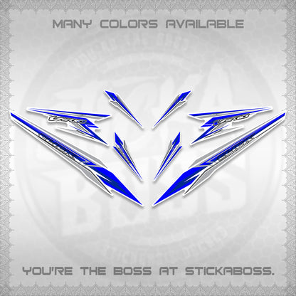 CLICK 160 VARIO FOR WHITE DECALS (2026 SHARP 00-A1 DESIGN)STICKER KITS By STICKABOSS